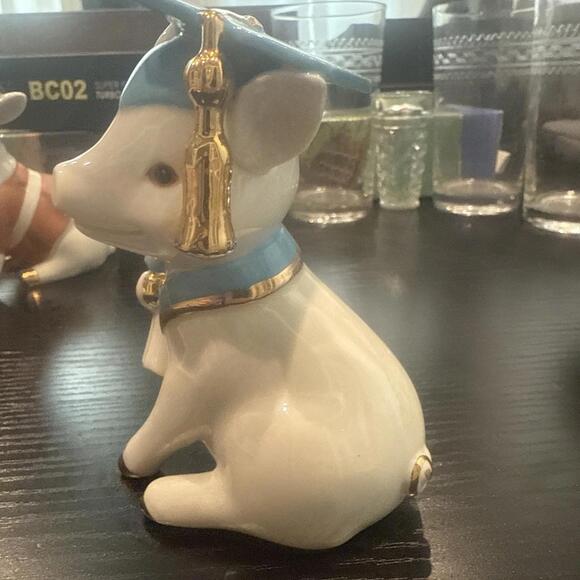 LENOX GRADUATION PIG sculpture - Picture 3 of 3